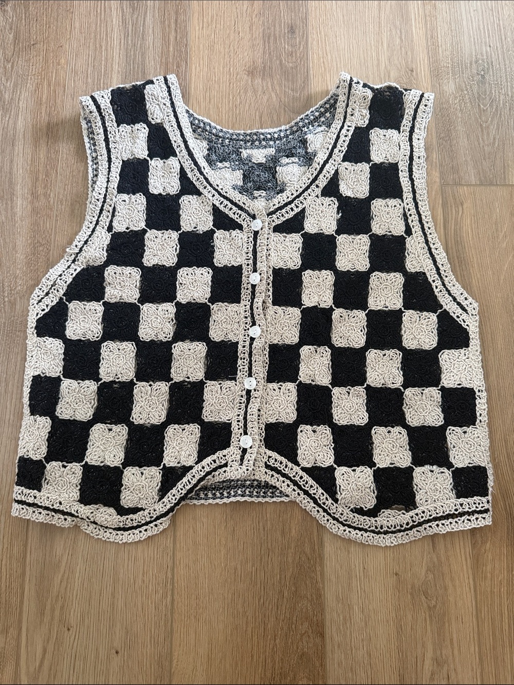 Crochet vest